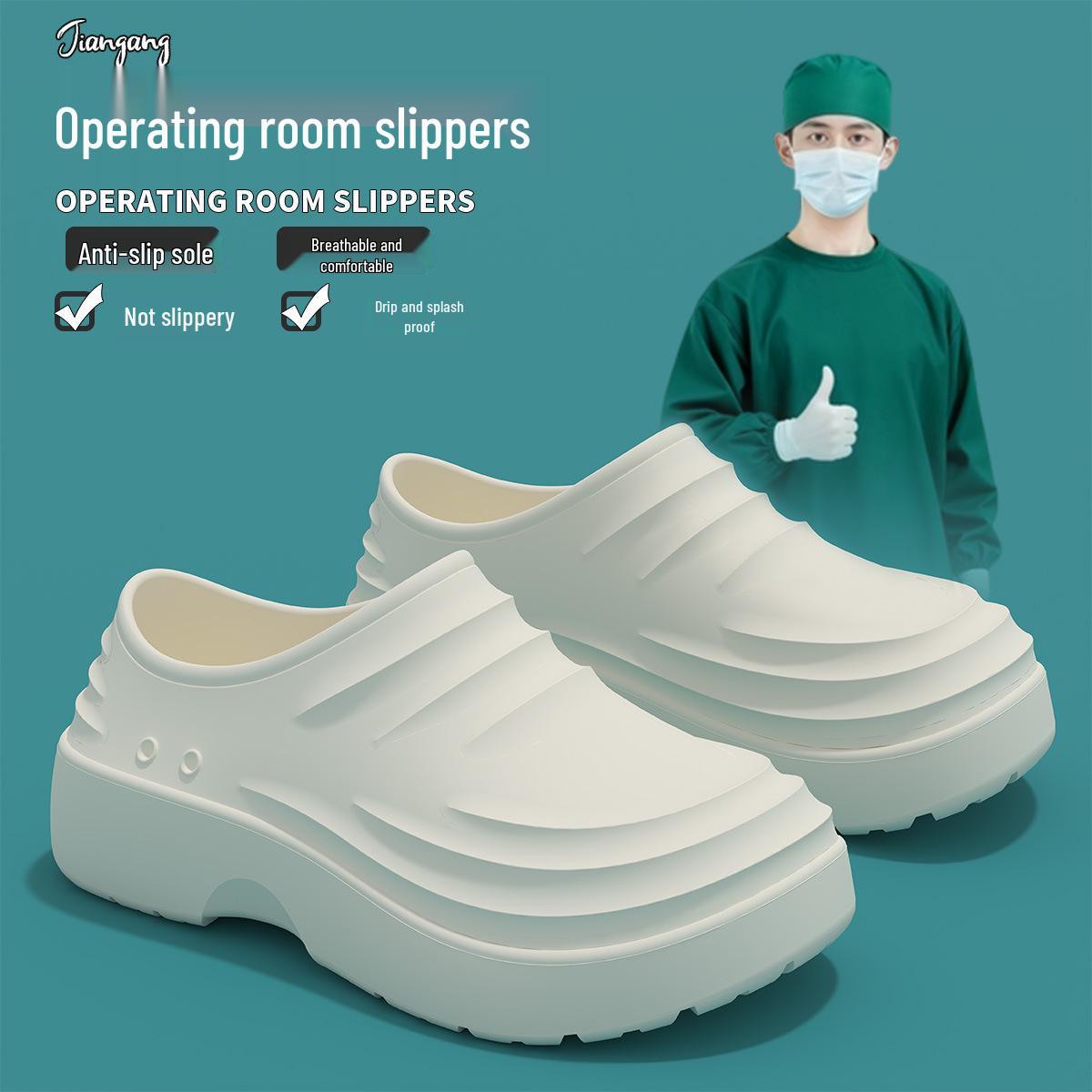 Trendy Non-slip Waterproof Spring/Autumn Chef s Shoes: Wear-resistant, Thick Sole, Outdoor Casual, Kitchen Labor Protection. Size 45
Trendy Non-slip Waterproof Spring/Autumn Chef s Shoes: Wear-resistant, Thick Sole, Outdoor Casual, Kitchen Labor Protection. Size 45