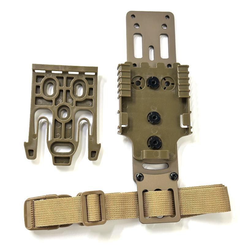 Tactical Modular Holster Adapter with QLS kit, Drop Leg Holster Platform with Leg Strap Police Gear
Tactical Modular Holster Adapter with QLS kit, Drop Leg Holster Platform with Leg Strap Police Gear