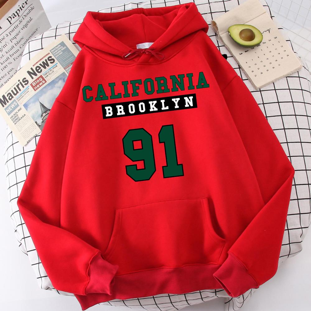 Women Long Sleeve Hoodie California Brooklyn 91 Street Letter Hoodie Comfortable Basic Streetwear Daily Quality Sweatshirts
Women Long Sleeve Hoodie California Brooklyn 91 Street Letter Hoodie Comfortable Basic Streetwear Daily Quality Sweatshirts