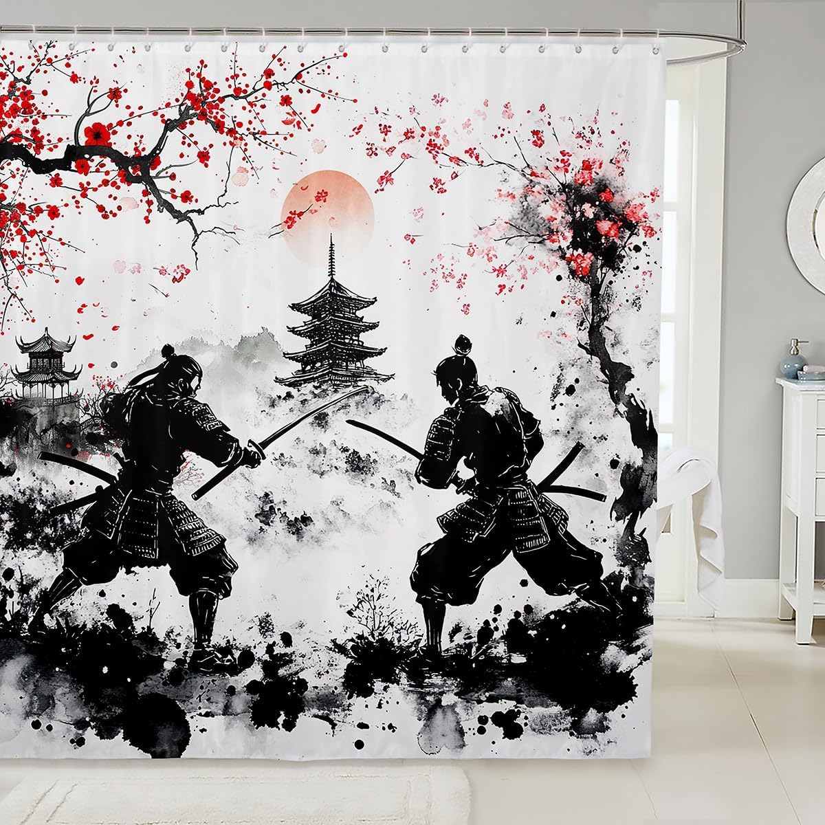 Japanese Koi Fish Shower Curtain Cherry Blossoms Bath Curtain Kids Boys Girls Botanical Flowers Floral Print Bathroom Shower W60H190(CM)-1 Pcs
Japanese Koi Fish Shower Curtain Cherry Blossoms Bath Curtain Kids Boys Girls Botanical Flowers Floral Print Bathroom Shower W60H190(CM)-1 Pcs