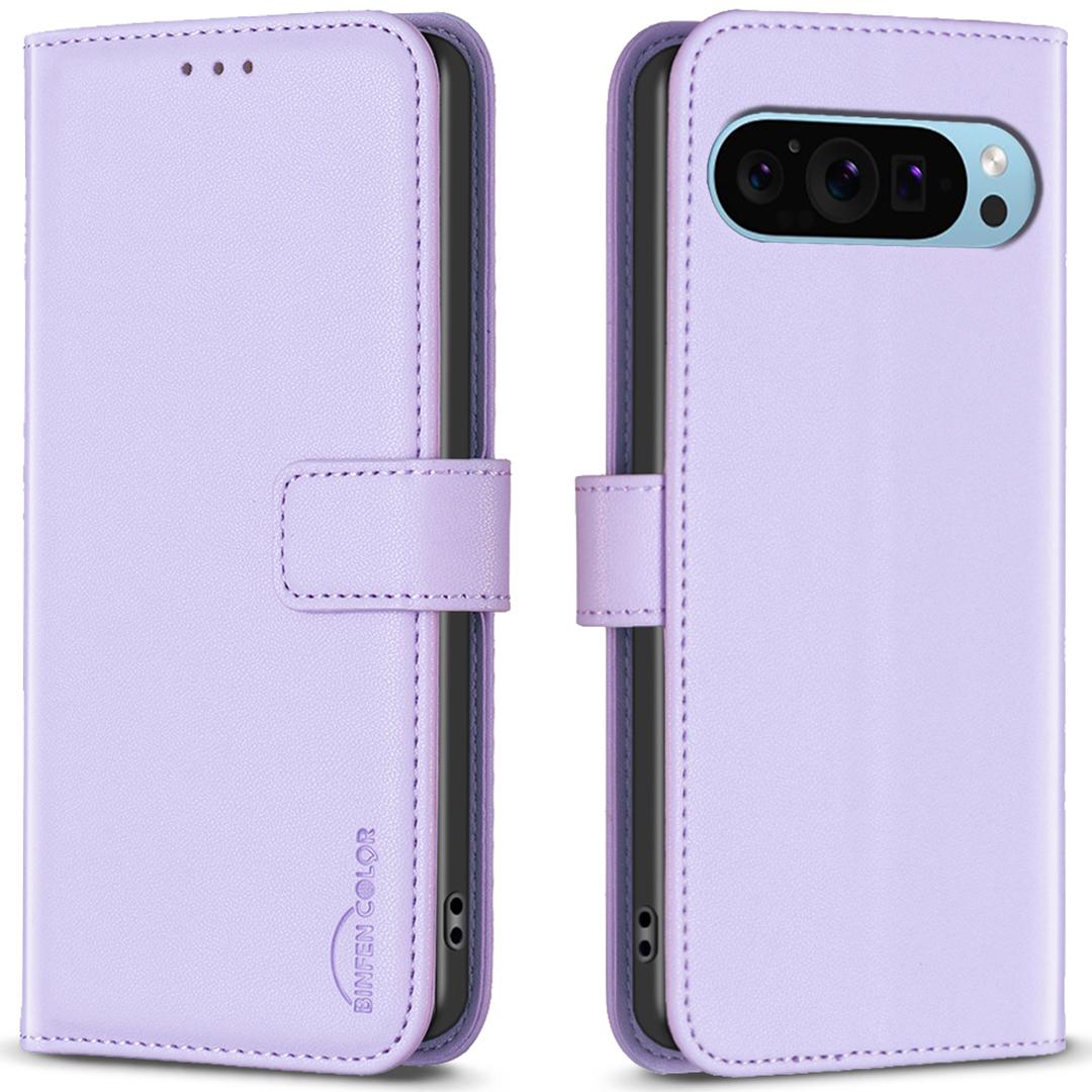 BINFEN COLOR BF17 For Google Pixel 9/Pixel 9 Pro Magnetic Phone Case Drop-Proof Leather Card Slots Cover Purple
BINFEN COLOR BF17 For Google Pixel 9/Pixel 9 Pro Magnetic Phone Case Drop-Proof Leather Card Slots Cover Purple