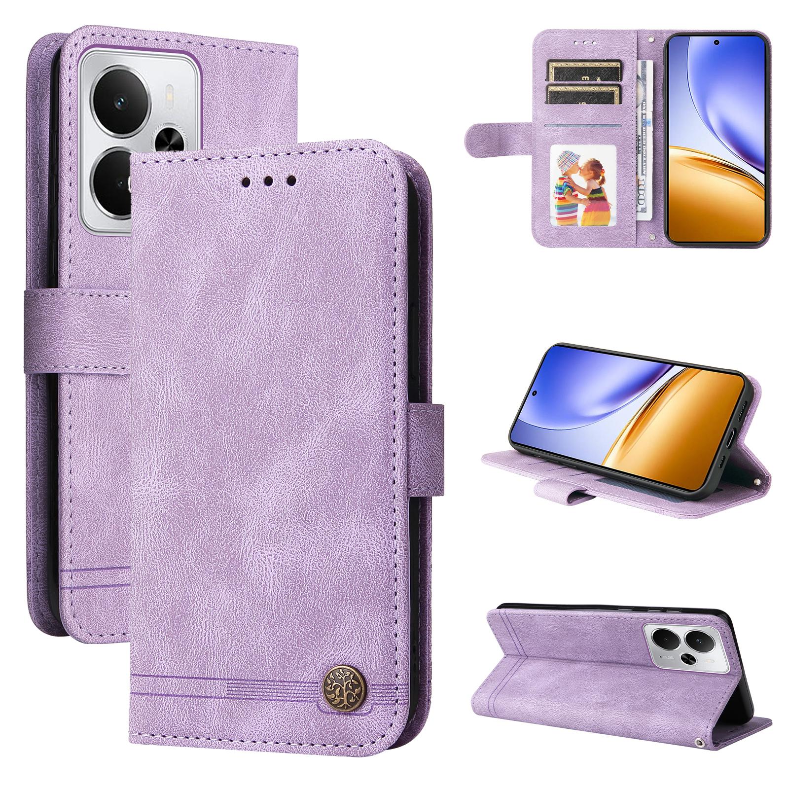 For Realme 14 5G Leather Wallet Cases Skin Touch Phone Cover Stand with Strap Brown
For Realme 14 5G Leather Wallet Cases Skin Touch Phone Cover Stand with Strap Brown
