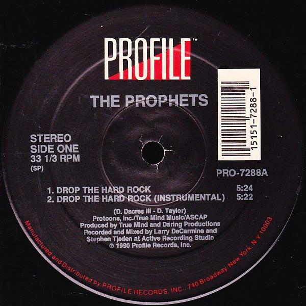 12inch Record PROPHETS - Drop The Hard Rock PRO7288 Profile Records 1990 US Rap & Hip-Hop/R&B Used
12inch Record PROPHETS - Drop The Hard Rock PRO7288 Profile Records 1990 US Rap & Hip-Hop/R&B Used