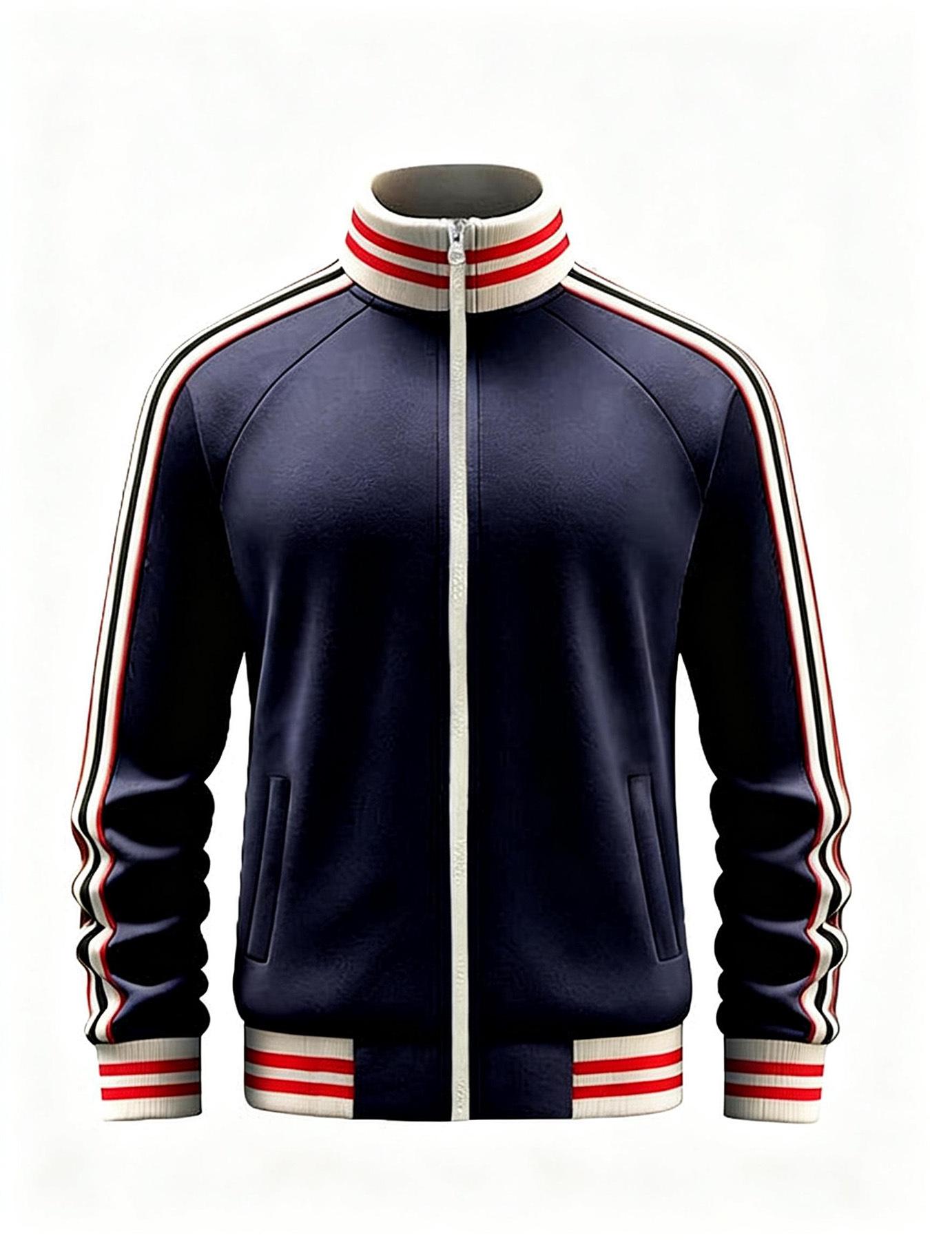 Чоловіча повсякденна спортивна куртка з коміром-стійкою та стрічкою - Осінньо-зимова колекція M темно-синього кольору
Чоловіча повсякденна спортивна куртка з коміром-стійкою та стрічкою - Осінньо-зимова колекція M темно-синього кольору