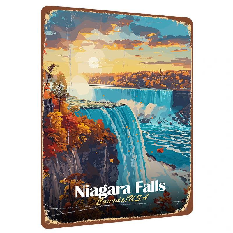 Niagara Falls Autumn Landscape Metal Wall Art Home Decor for Living Room Bedroom Office Decoration Painting 20x30cm(7.8x11.8inch)
Niagara Falls Autumn Landscape Metal Wall Art Home Decor for Living Room Bedroom Office Decoration Painting 20x30cm(7.8x11.8inch)