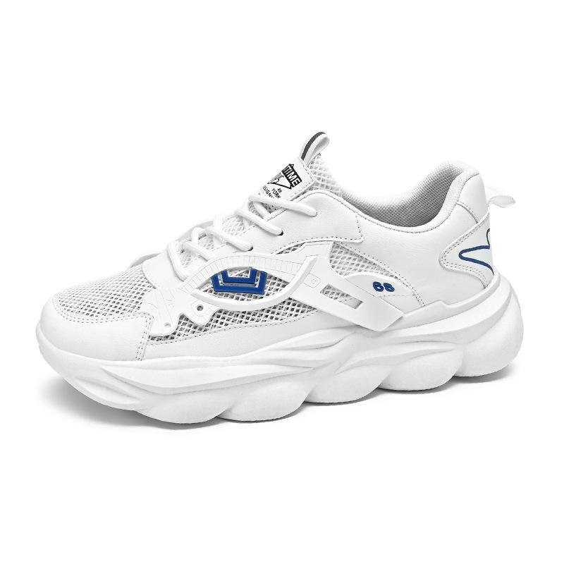 Новые мужские туфли из сетки с полыми отверстиями, летние повседневные кроссовки для бега и спорта, дышащие мужские кроссовки на толстой подошве для увеличения роста, трендовые папины кроссовки 44
Новые мужские туфли из сетки с полыми отверстиями, летние повседневные кроссовки для бега и спорта, дышащие мужские кроссовки на толстой подошве для увеличения роста, трендовые папины кроссовки 44