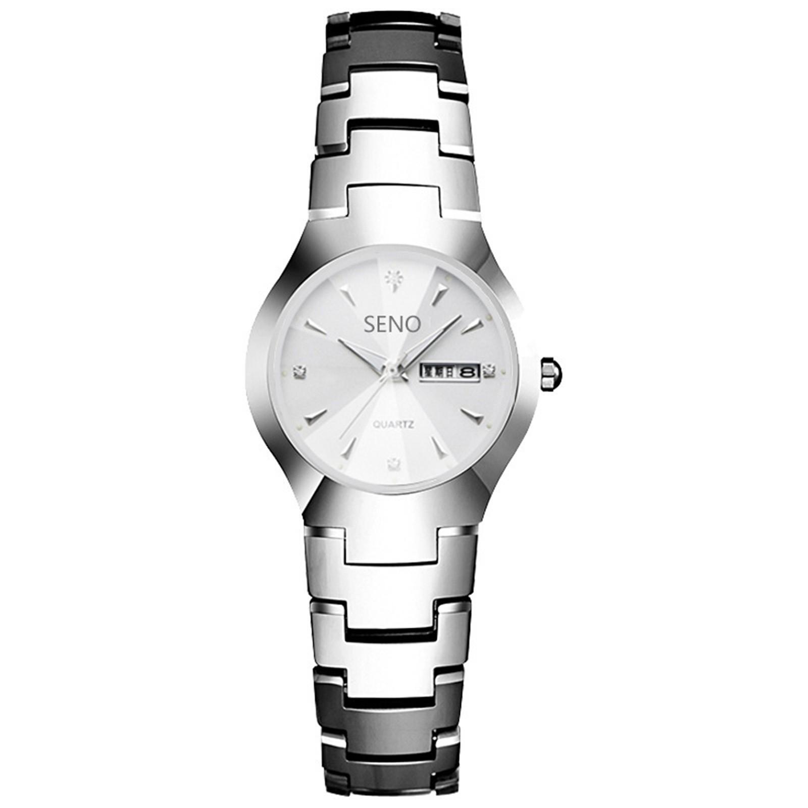 Ladies Round Dial Diamond Inlaid Quartz Watch One Size білий
Ladies Round Dial Diamond Inlaid Quartz Watch One Size білий