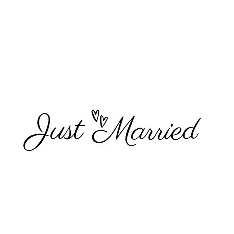 English Wedding Stickers Self-adhesive Removable Vinyl Car Stickers Flower Direct Sales 57X14cm чёрный
English Wedding Stickers Self-adhesive Removable Vinyl Car Stickers Flower Direct Sales 57X14cm чёрный