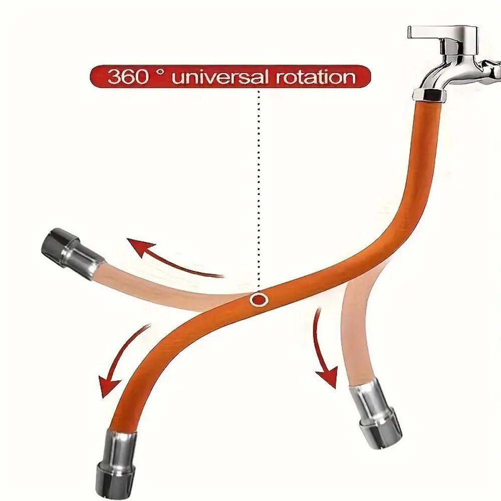 360 Degree Extension Tube Adapter Universal Faucet Extension Extender Bathroom Adjust Free Bending Splashproof for Kitchen Sink
360 Degree Extension Tube Adapter Universal Faucet Extension Extender Bathroom Adjust Free Bending Splashproof for Kitchen Sink