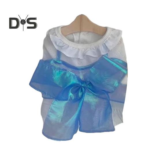 Платье для собак с большим бантом, платье принцессы для девочек, летний наряд без рукавов для маленьких и средних собак и кошек L синий
Платье для собак с большим бантом, платье принцессы для девочек, летний наряд без рукавов для маленьких и средних собак и кошек L синий