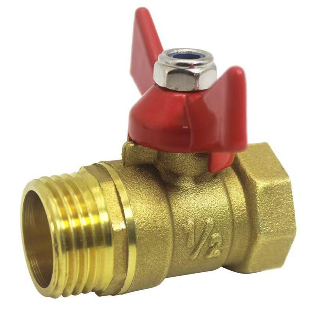 Threaded Brass Ball Valve 1/2 inch Shut-off Valve with Red Wing Handle for Machinery Garden and Car Wash For Water Systems China Mainland
Threaded Brass Ball Valve 1/2 inch Shut-off Valve with Red Wing Handle for Machinery Garden and Car Wash For Water Systems China Mainland