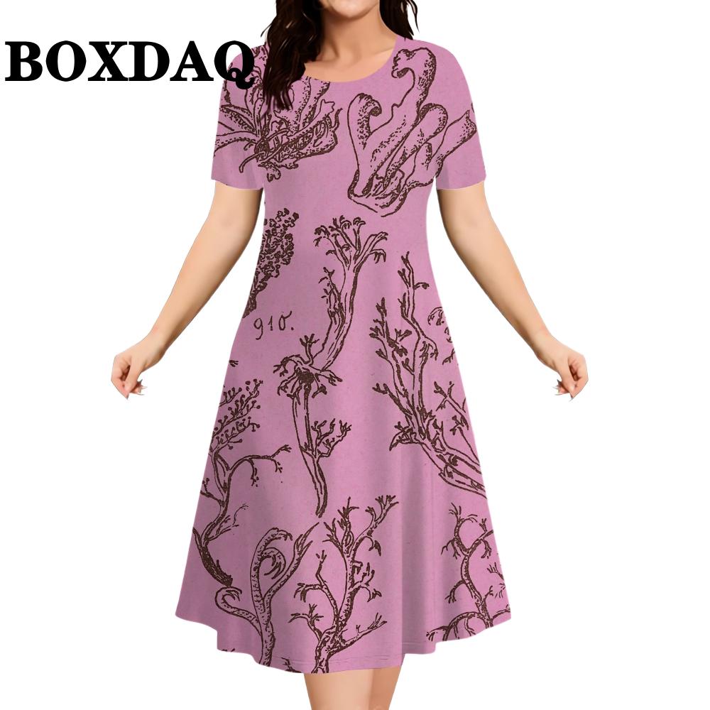 3D Flower Print Women s Dresses For Vintage 2026 Summer Retrp Short Sleeve Loose Clothing Casual O-Neck Ladies Plus Size Dresses 6XL
3D Flower Print Women s Dresses For Vintage 2026 Summer Retrp Short Sleeve Loose Clothing Casual O-Neck Ladies Plus Size Dresses 6XL