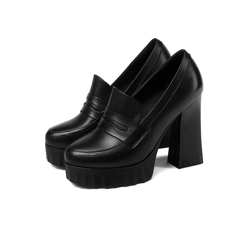 Meotina Женская обувь на высоком каблуке из натуральной кожи на платформе Туфли на массивном высоком каблуке Женские туфли-лодочки из коровьей кожи с круглым носком 34–39 34 чёрный
Meotina Женская обувь на высоком каблуке из натуральной кожи на платформе Туфли на массивном высоком каблуке Женские туфли-лодочки из коровьей кожи с круглым носком 34–39 34 чёрный