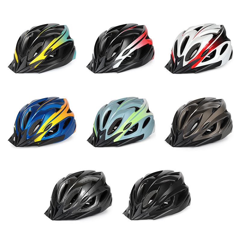 Cross Border New Mountain Bike Riding Helmets Road Bike Outdoor Leisure Adult Bicycle Helmets With lamp
Cross Border New Mountain Bike Riding Helmets Road Bike Outdoor Leisure Adult Bicycle Helmets With lamp