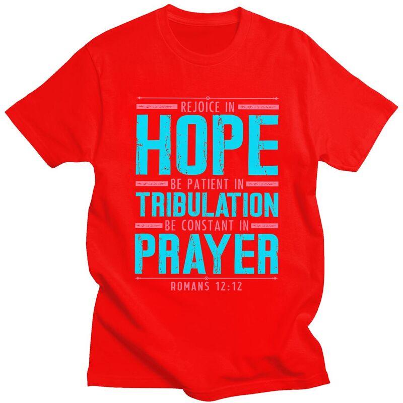 Custom Trendy Romans 1212 Rejoice In Hope T Shirt Men Short Sleeves 100 Cotton Tshirt Leisure Tee Tops Streetwear Tshirts S
Custom Trendy Romans 1212 Rejoice In Hope T Shirt Men Short Sleeves 100 Cotton Tshirt Leisure Tee Tops Streetwear Tshirts S