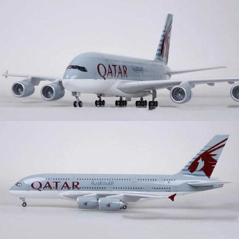 Модель самолета Airbus A380 Qatar Airways 47 см масштаб 1/160 со светом и колесами литой самолет для коллекции, для демонстрации или в подарок
Модель самолета Airbus A380 Qatar Airways 47 см масштаб 1/160 со светом и колесами литой самолет для коллекции, для демонстрации или в подарок