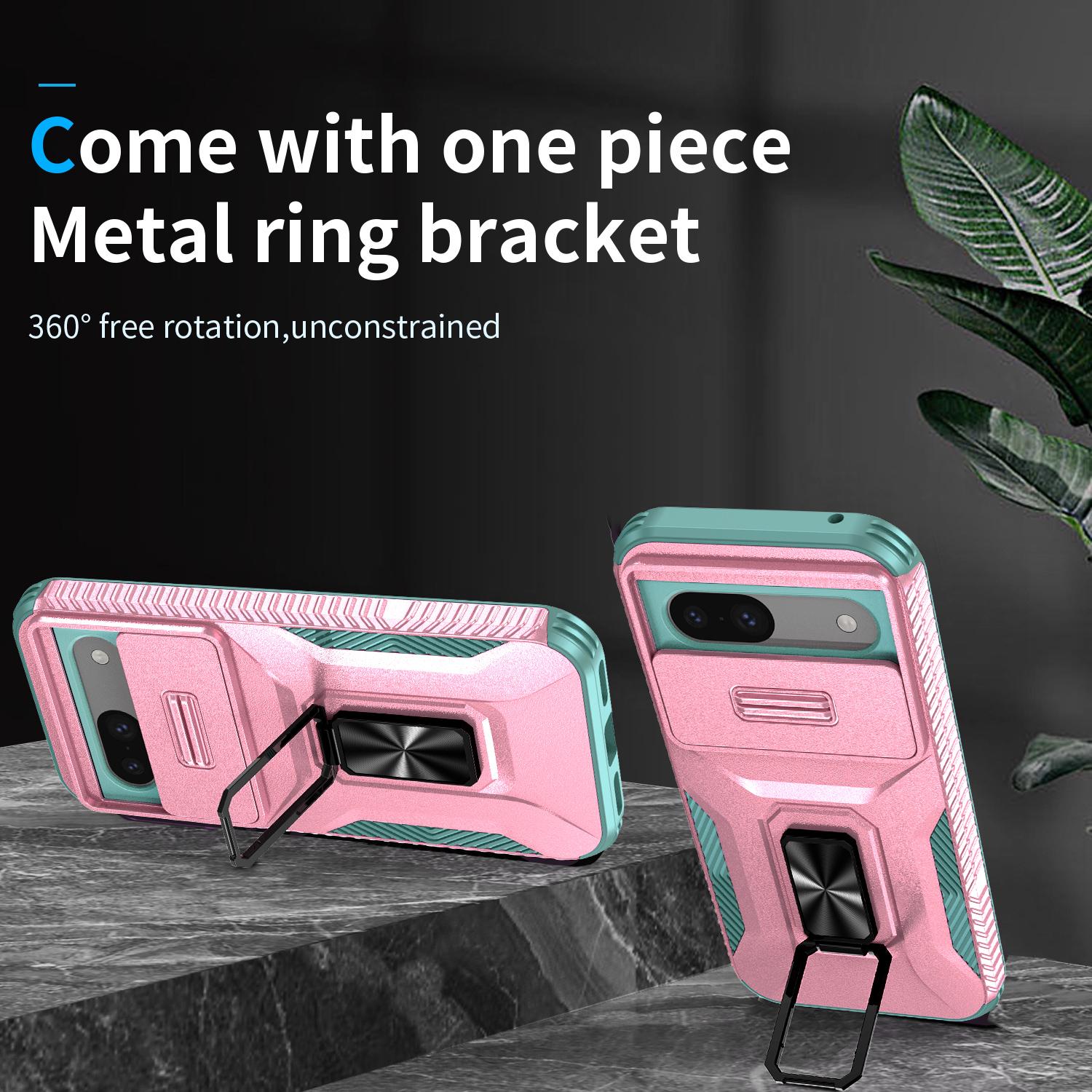 For Google Pixel 8a Case Camshield Kickstand TPU+PC Anti-Slip Phone Cover Pink+Grey Green
For Google Pixel 8a Case Camshield Kickstand TPU+PC Anti-Slip Phone Cover Pink+Grey Green
