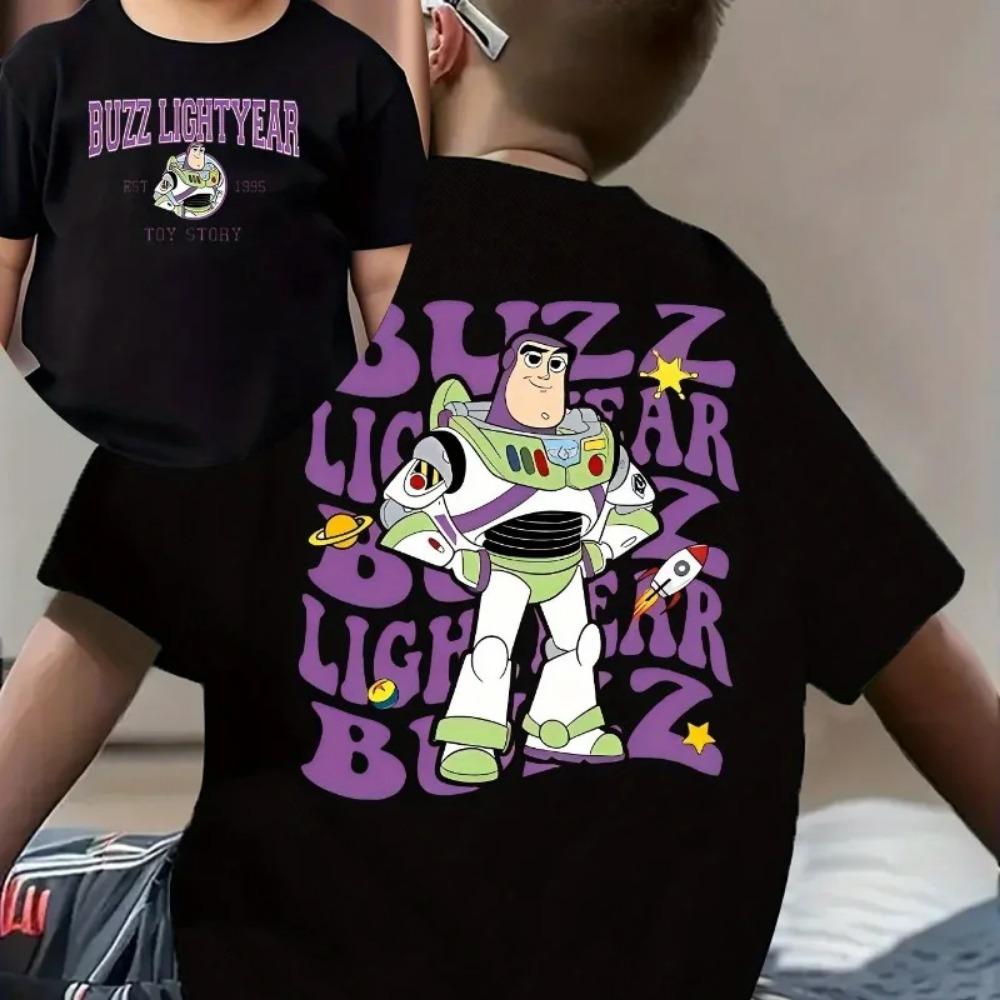 Disney Toy Story and Buzz Lightyear retro pattern children T-shirt.Summer new style.Comfortable and breathable.Top. 110
Disney Toy Story and Buzz Lightyear retro pattern children T-shirt.Summer new style.Comfortable and breathable.Top. 110