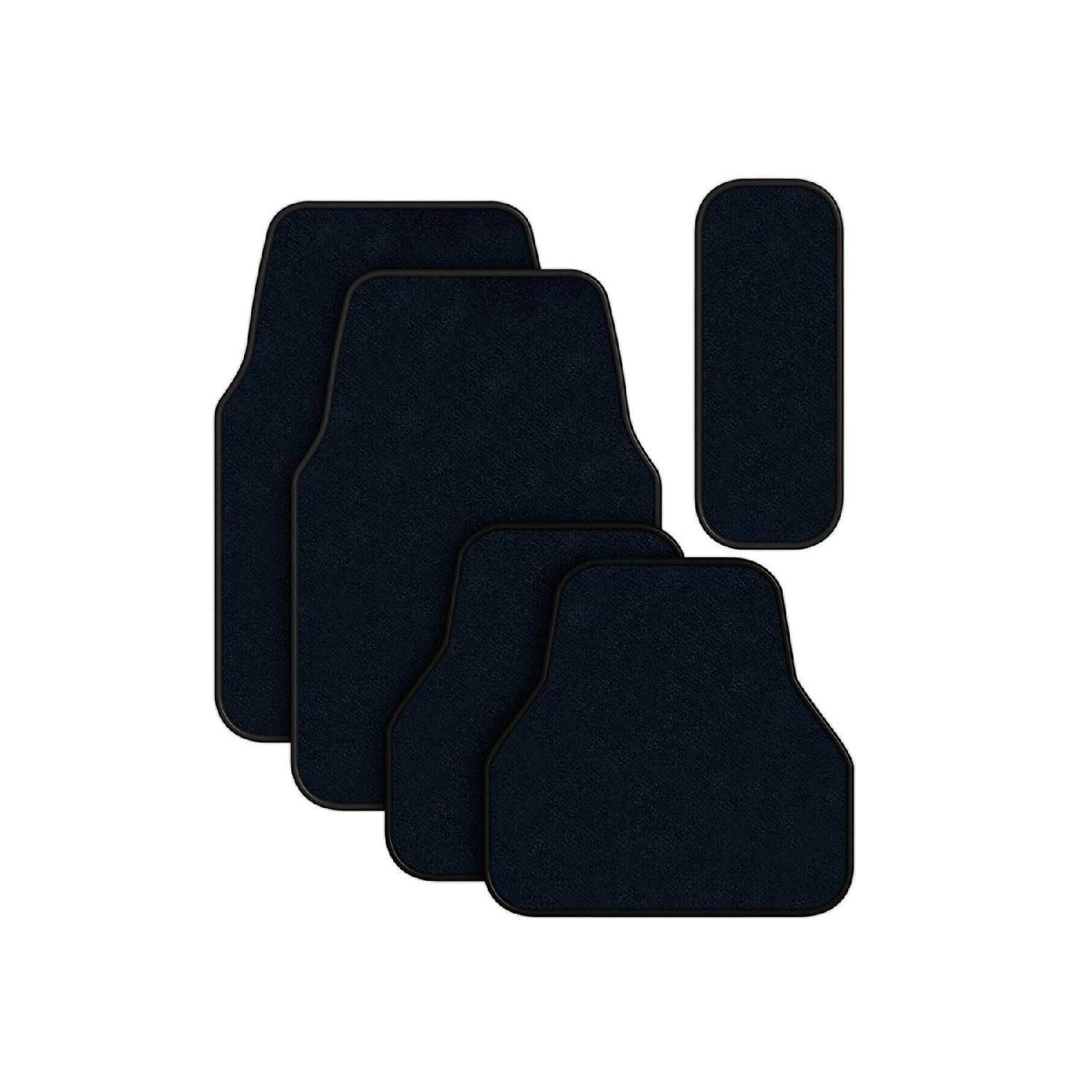 Poy Auto Black Carpet Car Mat Set With Black Edge Stitching - Suitable For All Vehicles
Poy Auto Black Carpet Car Mat Set With Black Edge Stitching - Suitable For All Vehicles