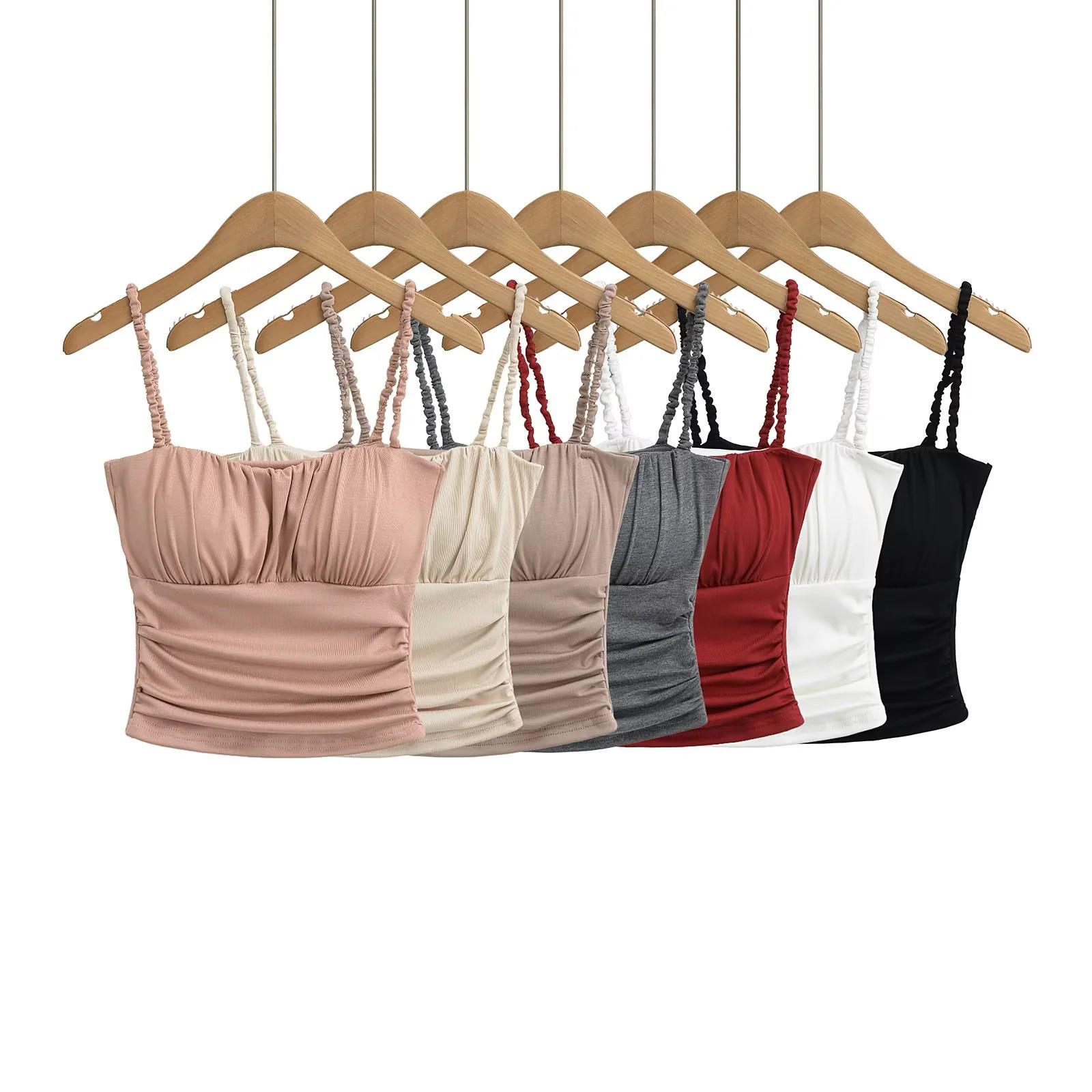 Spicy Girl Sexy Ruched Pad Tank - Women s Slim Fit Straight Neckline Crop Top Medium чорний
Spicy Girl Sexy Ruched Pad Tank - Women s Slim Fit Straight Neckline Crop Top Medium чорний