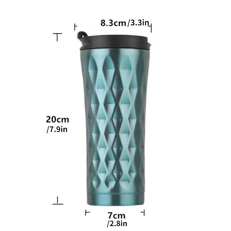 1PC 500ml Stainless Steel Car Coffee Mug Cup Travel Tea Mug Thermal Water Bottle Tumbler Insulated Bottle 500ML зелёный
1PC 500ml Stainless Steel Car Coffee Mug Cup Travel Tea Mug Thermal Water Bottle Tumbler Insulated Bottle 500ML зелёный