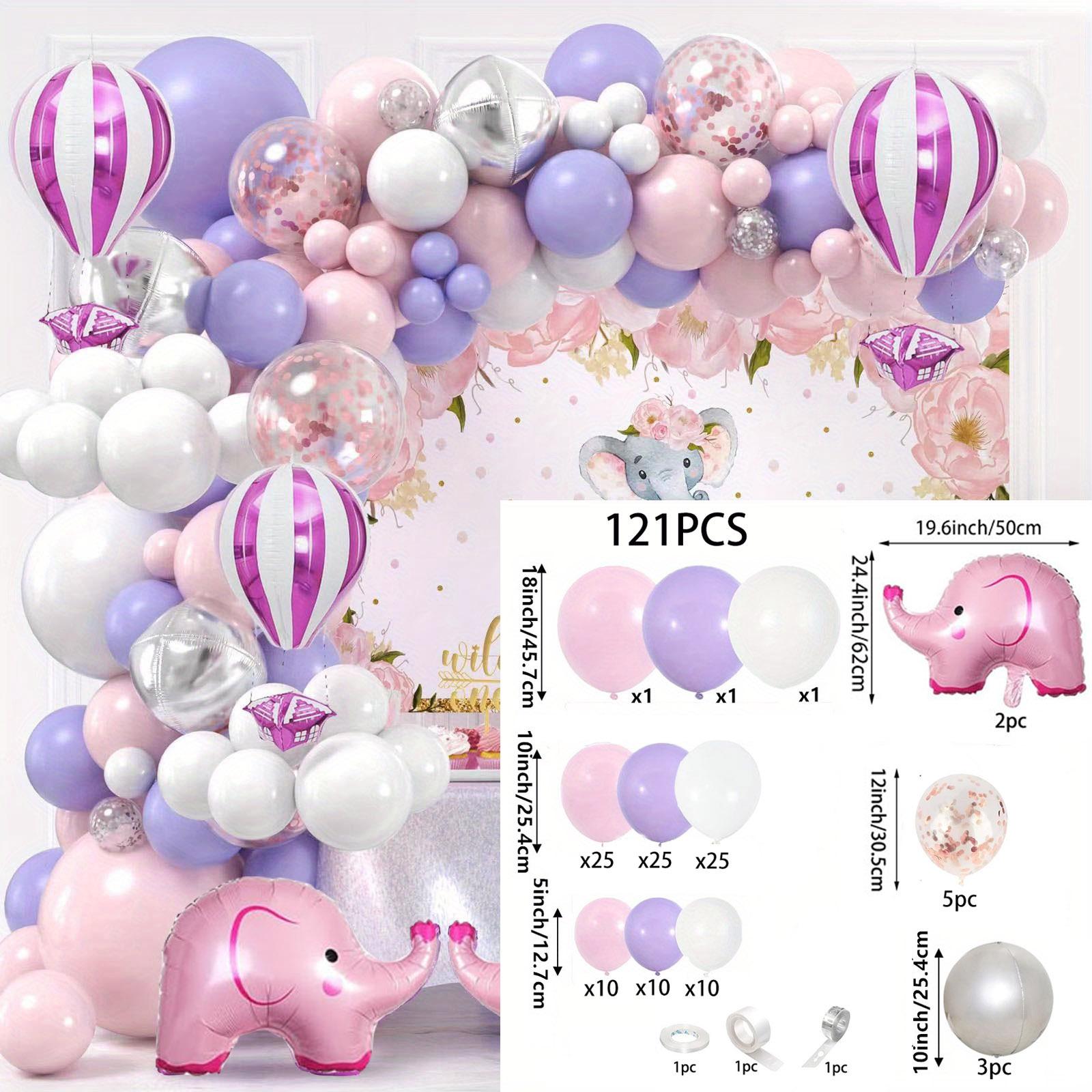 121 Pcs Pink Elephant Balloon Arch Kit for Birthday Parties, Friend Gatherings, Engagements, Anniversaries and Event Decorations Other
121 Pcs Pink Elephant Balloon Arch Kit for Birthday Parties, Friend Gatherings, Engagements, Anniversaries and Event Decorations Other