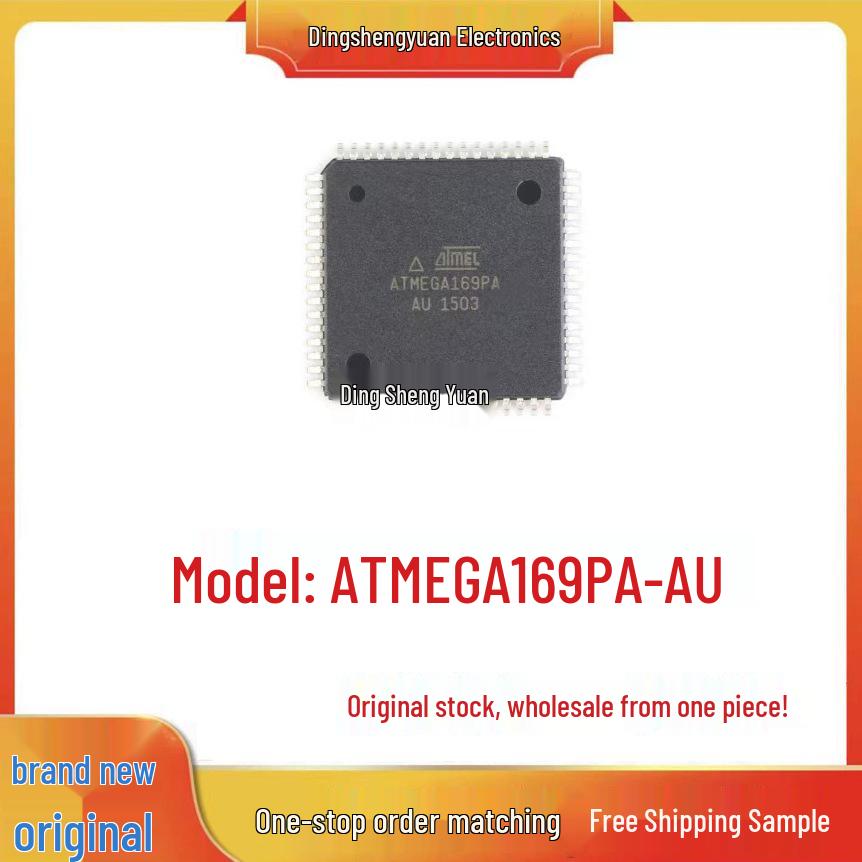 ATMEGA169PA-AU 8-bit AVR Microcontroller TQFP64
ATMEGA169PA-AU 8-bit AVR Microcontroller TQFP64
