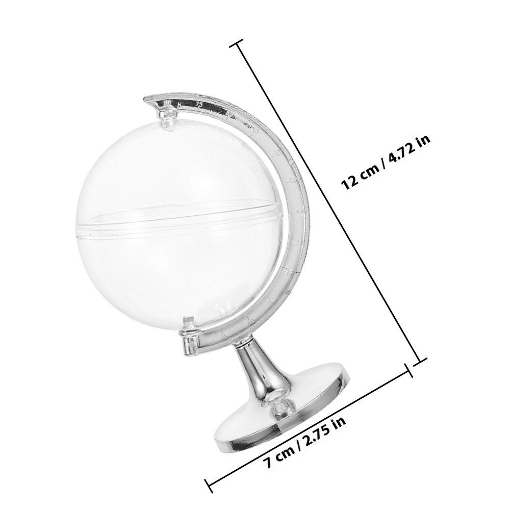 13Pcs Creative Globe Shaped Candy Cases Small Clear Plastic Party Favor Boxes Wedding Table Decor Goodie Bag Holders other серебряный
13Pcs Creative Globe Shaped Candy Cases Small Clear Plastic Party Favor Boxes Wedding Table Decor Goodie Bag Holders other серебряный