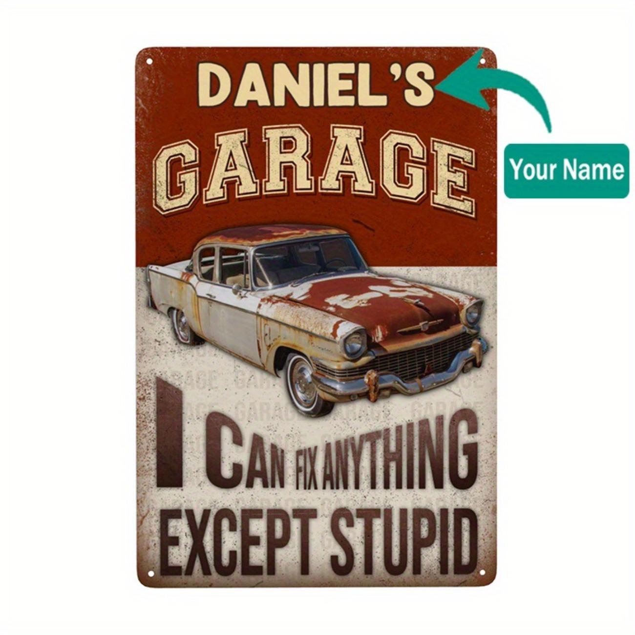 1pc Custom Garage Aluminum Sign Personalized Name Auto Shop Workshop Man Cave Wall Decor білий
1pc Custom Garage Aluminum Sign Personalized Name Auto Shop Workshop Man Cave Wall Decor білий