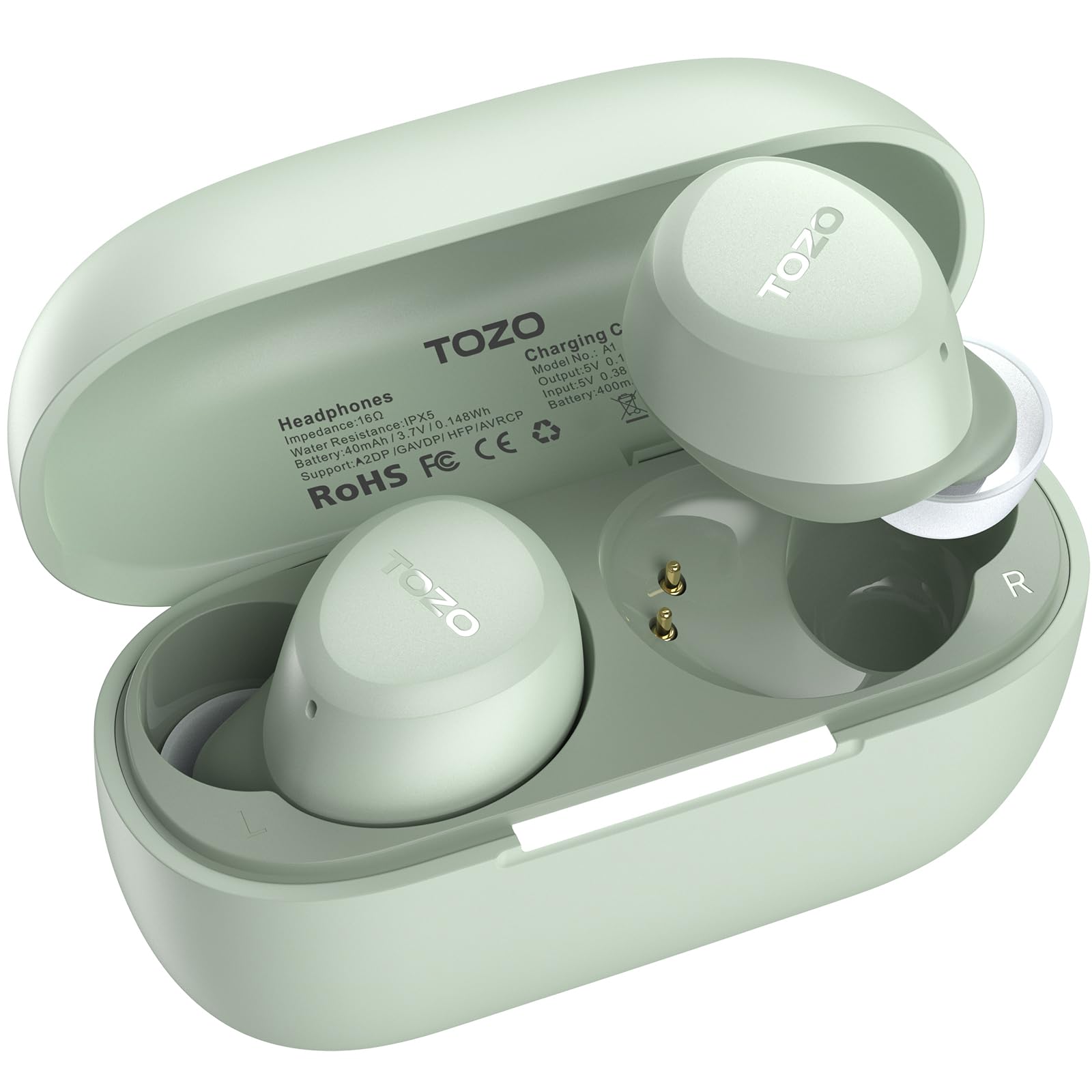 TOZO Wireless Superior Sound Compact and Noise Reduction for Bluetooth IPX5 Up to 32 Hours of App Custom EQ Compatible with Voice Instant Fast зелений
TOZO Wireless Superior Sound Compact and Noise Reduction for Bluetooth IPX5 Up to 32 Hours of App Custom EQ Compatible with Voice Instant Fast зелений