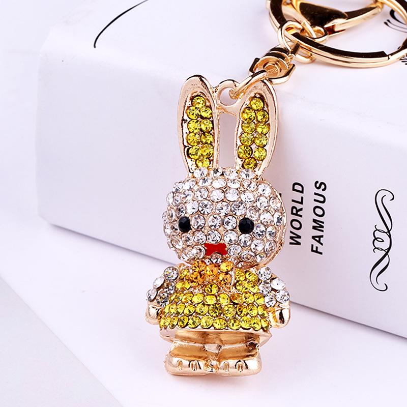 Diamond-Studded Cute Rabbit School Bag Keychain - Cartoon Animal Pendant for Kids Diamond-studded
Diamond-Studded Cute Rabbit School Bag Keychain - Cartoon Animal Pendant for Kids Diamond-studded