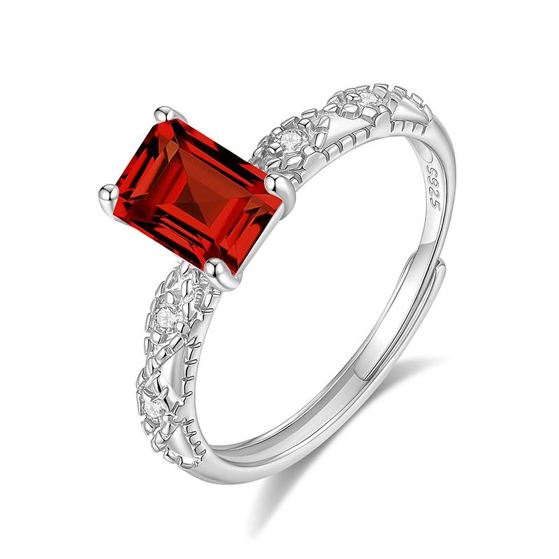 925 Sterling Silver 5.7mm Emerald Cut Crystal Ring, Luxury Vintage Open Band, Elegant Women s Statement Jewelry, Gift for Her alive
925 Sterling Silver 5.7mm Emerald Cut Crystal Ring, Luxury Vintage Open Band, Elegant Women s Statement Jewelry, Gift for Her alive