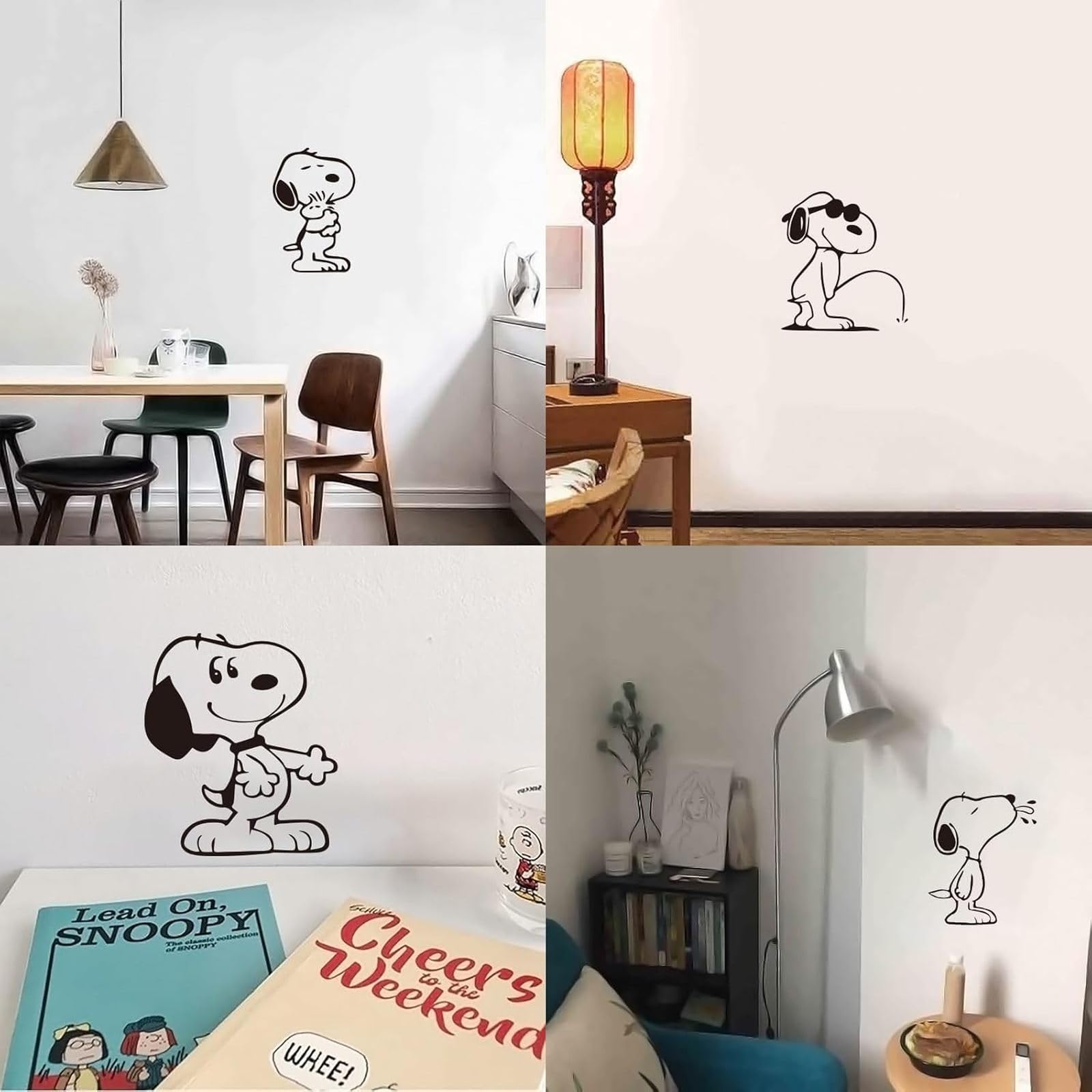 TuskimiDecor милые обои Snoopy стильные съемные корейские для стен комнаты окна набор из 7 штук, популярные, наклейки, скандинавские, наклейки,
TuskimiDecor милые обои Snoopy стильные съемные корейские для стен комнаты окна набор из 7 штук, популярные, наклейки, скандинавские, наклейки,