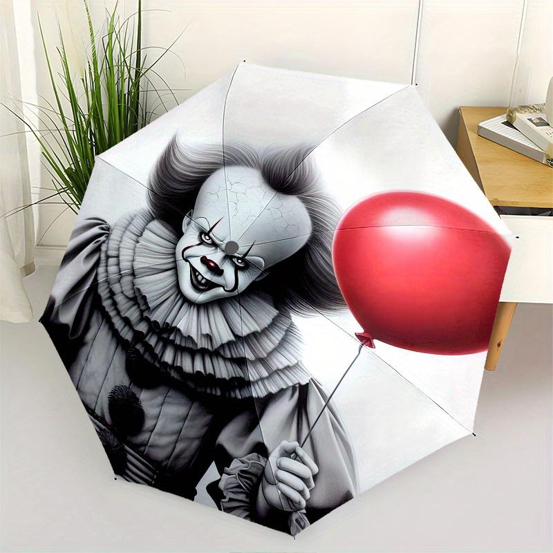 Clown,Balloon Automatic Folding Umbrella 8 Ribs Lightweight Design, Durable Iron Frame, Compact and Portable, Ideal Birthday or Christmas G
Clown,Balloon Automatic Folding Umbrella 8 Ribs Lightweight Design, Durable Iron Frame, Compact and Portable, Ideal Birthday or Christmas G