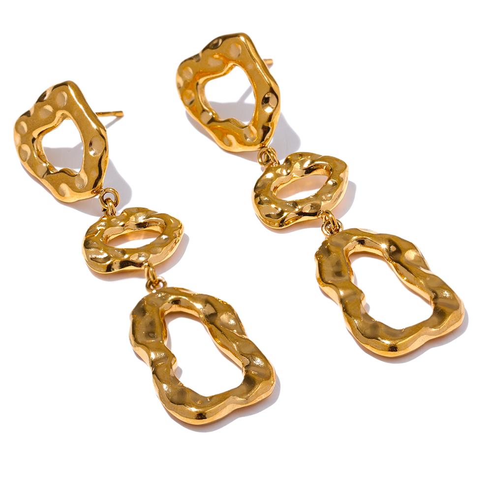 Yhpup 316l Stainless Steel Geometric Hollow Temperament Drop Dangle Earrings Metal Long Fashion Golden Statement Jewelry Gift
Yhpup 316l Stainless Steel Geometric Hollow Temperament Drop Dangle Earrings Metal Long Fashion Golden Statement Jewelry Gift