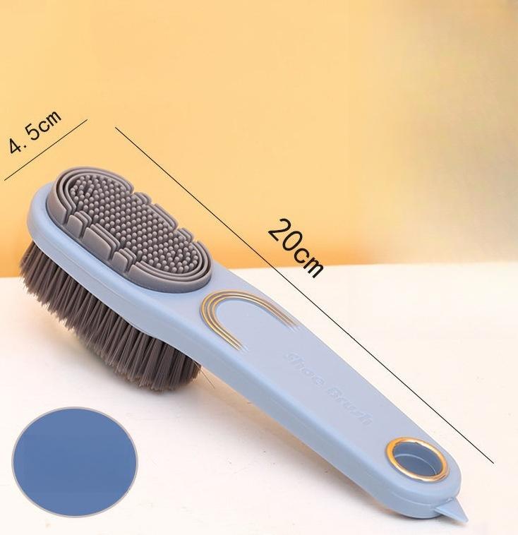 Double Sided Shoe Cleaning Brush with Soft Bristles & Silicone Scrubber Long Handle for Sneakers Leather And Fabric Shoes
Double Sided Shoe Cleaning Brush with Soft Bristles & Silicone Scrubber Long Handle for Sneakers Leather And Fabric Shoes
