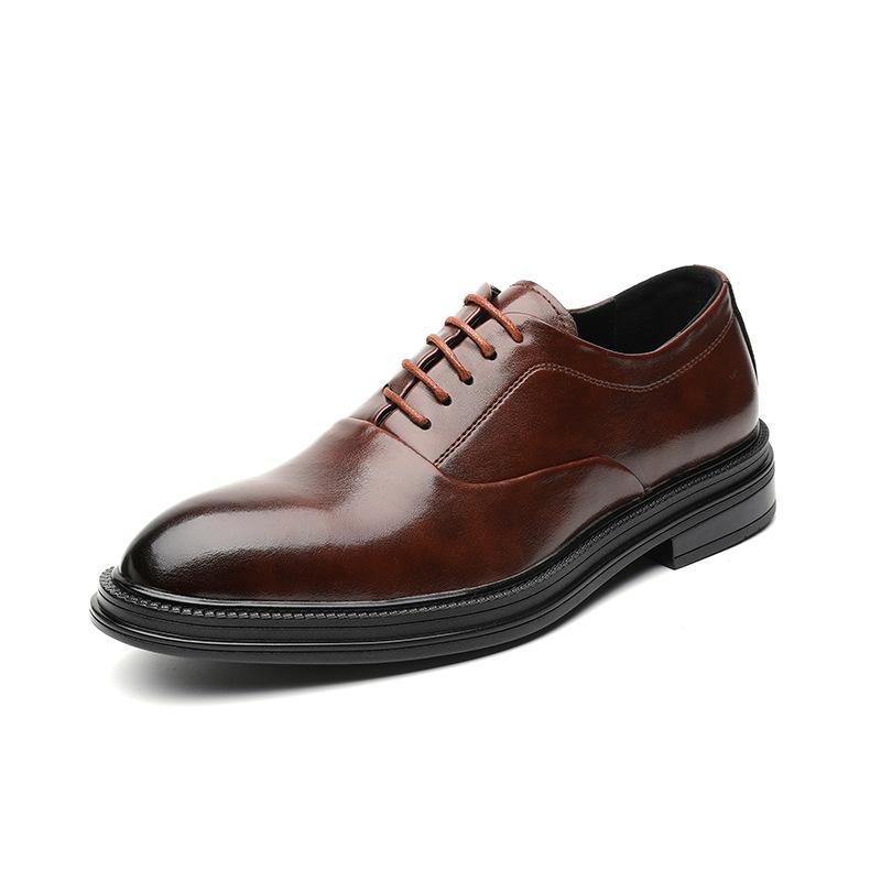 Men s Leather Shoes Business Dress Leather Shoes Men s Korean Edition Youth British Pointed Wedding Shoes Groom Casual Shoes 28566-G 44 коричневий
Men s Leather Shoes Business Dress Leather Shoes Men s Korean Edition Youth British Pointed Wedding Shoes Groom Casual Shoes 28566-G 44 коричневий