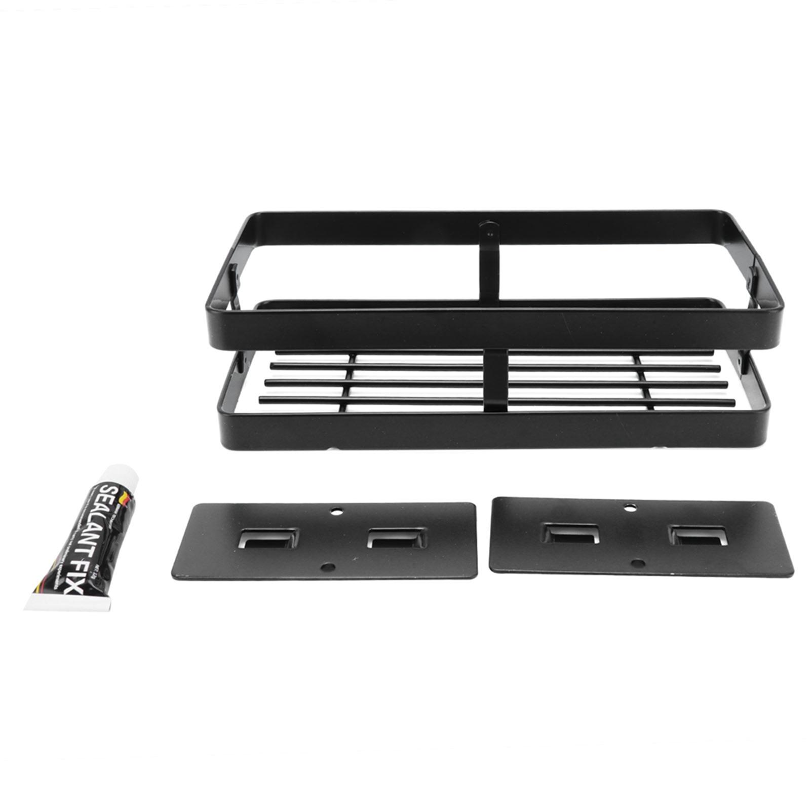 Black Multifunctional Kitchen Seasoning Rack Wall Mounted No Punch Toilet Shelf for Home(M ) M(315 X 180mm / 12.4 X 7.09in)
Black Multifunctional Kitchen Seasoning Rack Wall Mounted No Punch Toilet Shelf for Home(M ) M(315 X 180mm / 12.4 X 7.09in)