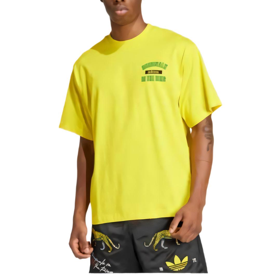 Adidas Originals Skin-Friendly Comfortable Soft Breathable Fashionable Dopamine Short Sleeve T-Shirt Men T-Shirts Yellow KA4559 S
Adidas Originals Skin-Friendly Comfortable Soft Breathable Fashionable Dopamine Short Sleeve T-Shirt Men T-Shirts Yellow KA4559 S