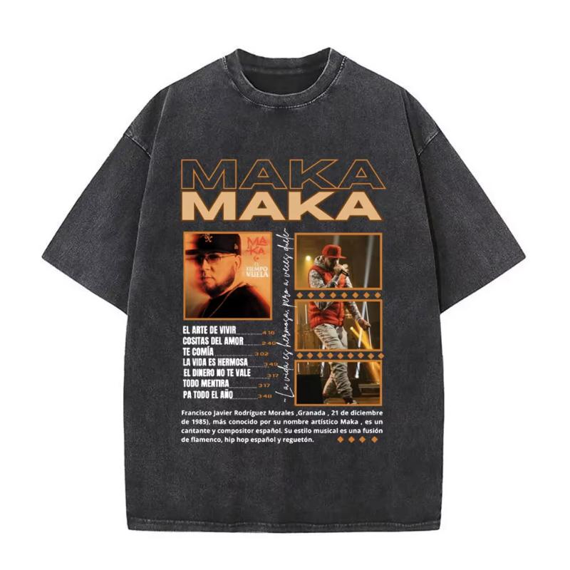 Washed Vintage Rapper Maka Tshirts Unisex Women Fashion Hip Hop Gothic T Shirts Unisexs Casual Oversized Short Sleeve Tee Streetwear M
Washed Vintage Rapper Maka Tshirts Unisex Women Fashion Hip Hop Gothic T Shirts Unisexs Casual Oversized Short Sleeve Tee Streetwear M