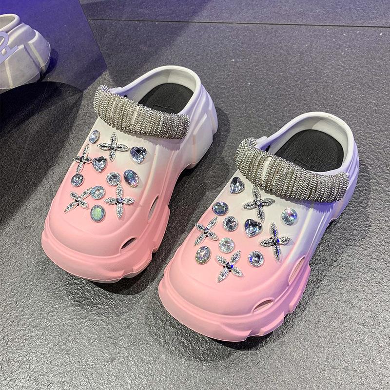 Пещерная обувь женская летняя модная верхняя одежда тяжелая промышленность высокий класс легкая роскошь универсальная с градиентным цветом стразы толстая подошва увеличивающая рост c 40-41
Пещерная обувь женская летняя модная верхняя одежда тяжелая промышленность высокий класс легкая роскошь универсальная с градиентным цветом стразы толстая подошва увеличивающая рост c 40-41