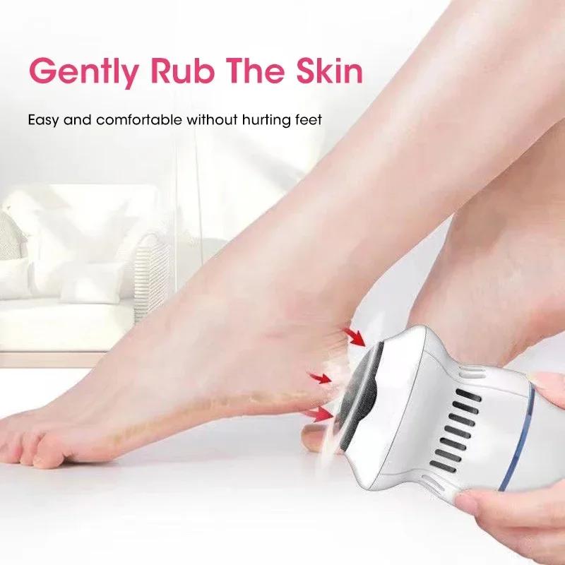 Electric Foot Grinder with Automatic Vacuum USB Rechargeable Two-speed Adjustment and 4 Grinding Heads Callus Dead Skin Removal белый
Electric Foot Grinder with Automatic Vacuum USB Rechargeable Two-speed Adjustment and 4 Grinding Heads Callus Dead Skin Removal белый