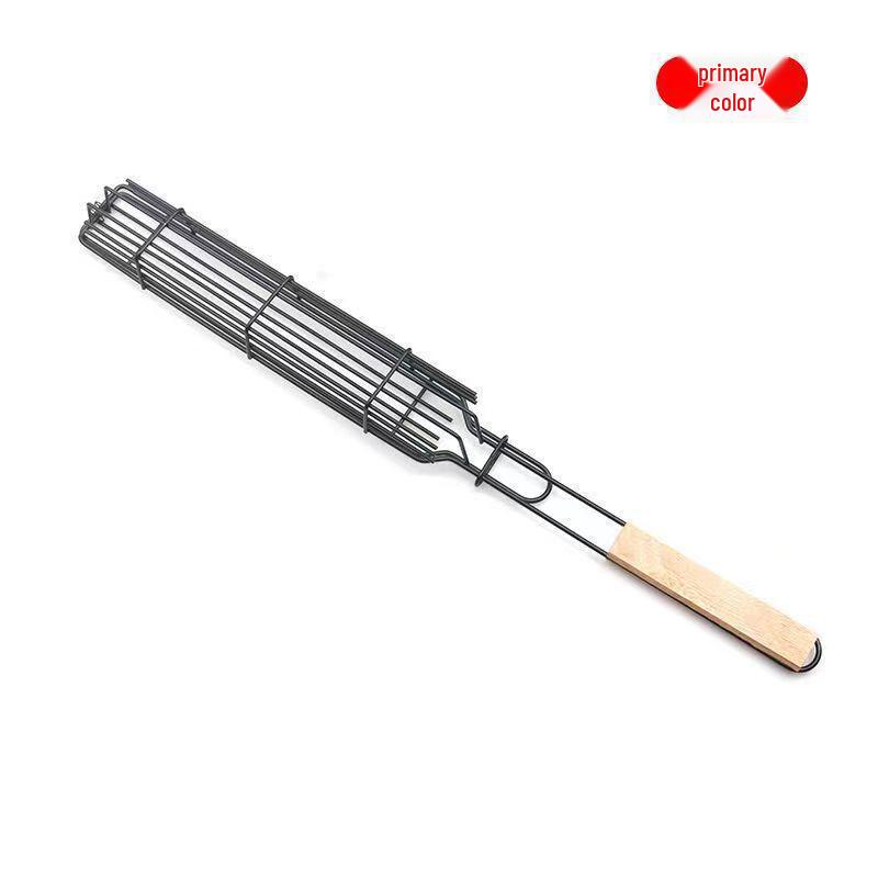 Wooden Handle Stainless Steel BBQ Grill Net for Camping
Wooden Handle Stainless Steel BBQ Grill Net for Camping
