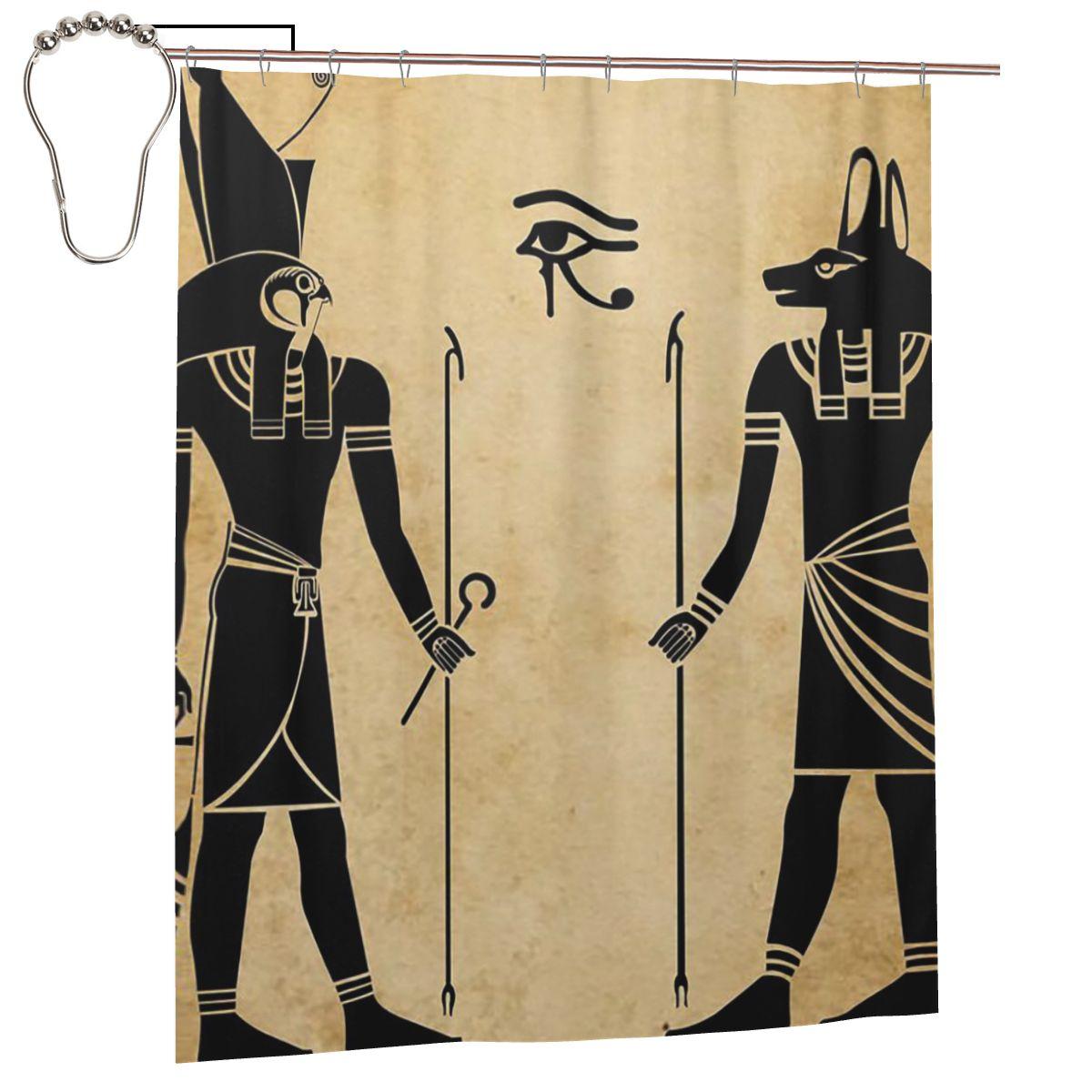 Ancient Egypt God Horus And Anubis Egyptian Pharaoh Shower Curtain Bathroom Polyester Waterproof Bath Curtains With Hooks W60H190(CM)-1 Pcs
Ancient Egypt God Horus And Anubis Egyptian Pharaoh Shower Curtain Bathroom Polyester Waterproof Bath Curtains With Hooks W60H190(CM)-1 Pcs