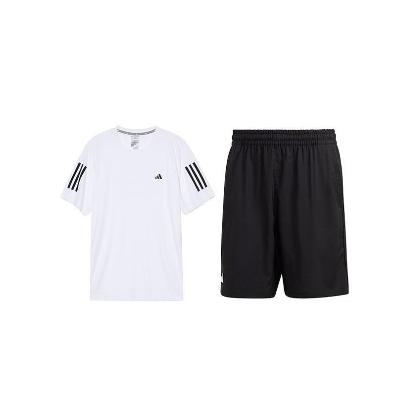 Adidas Versatile Comfortable Round Neck Short Sleeve Top Fitness Quick Dry Tennis Woven Shorts Casual Sports Set Men Sets IN6631+HR8725 S
Adidas Versatile Comfortable Round Neck Short Sleeve Top Fitness Quick Dry Tennis Woven Shorts Casual Sports Set Men Sets IN6631+HR8725 S