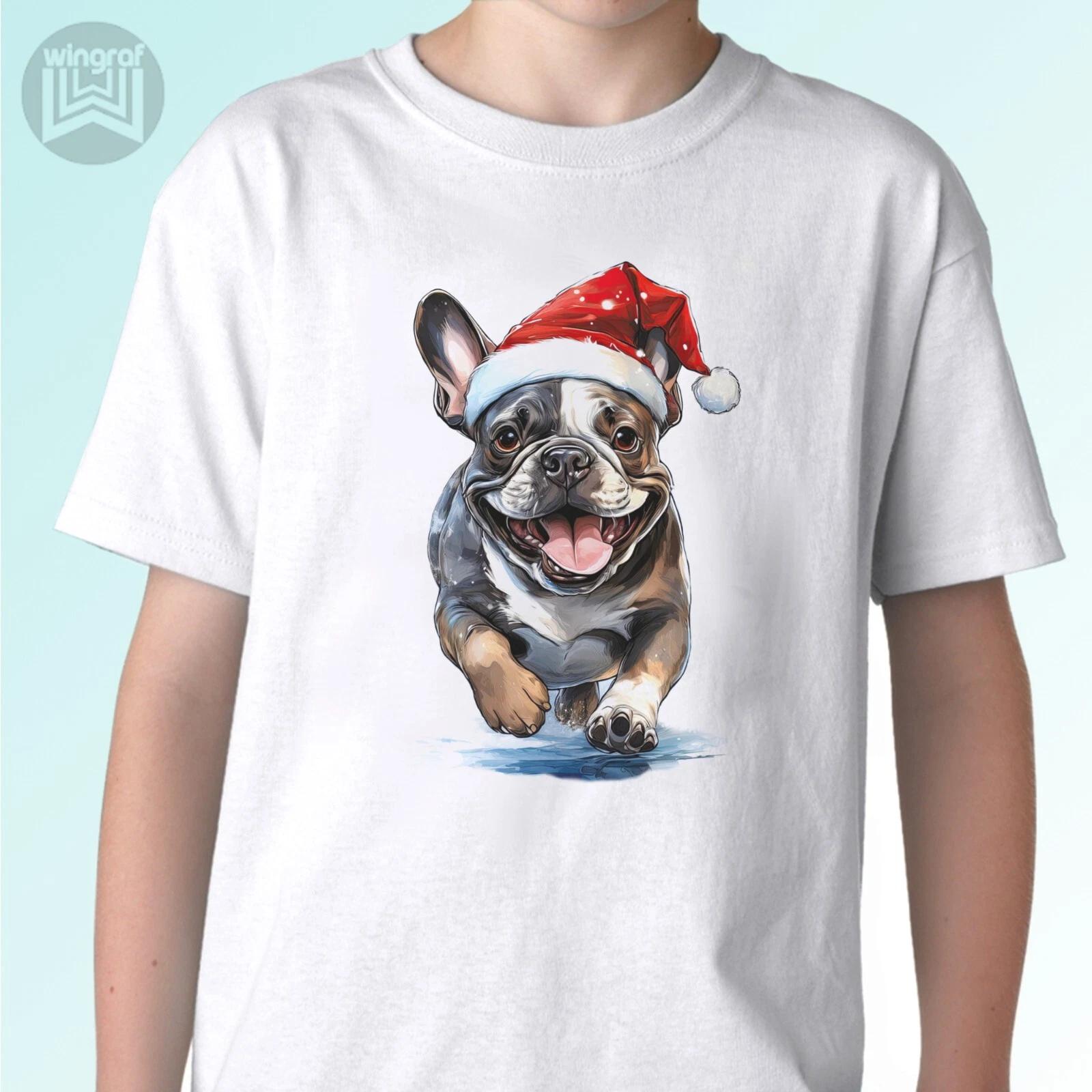 French Bulldog kids boys T-Shirt dog Christmas present gift top funny xmas party tee 150
French Bulldog kids boys T-Shirt dog Christmas present gift top funny xmas party tee 150