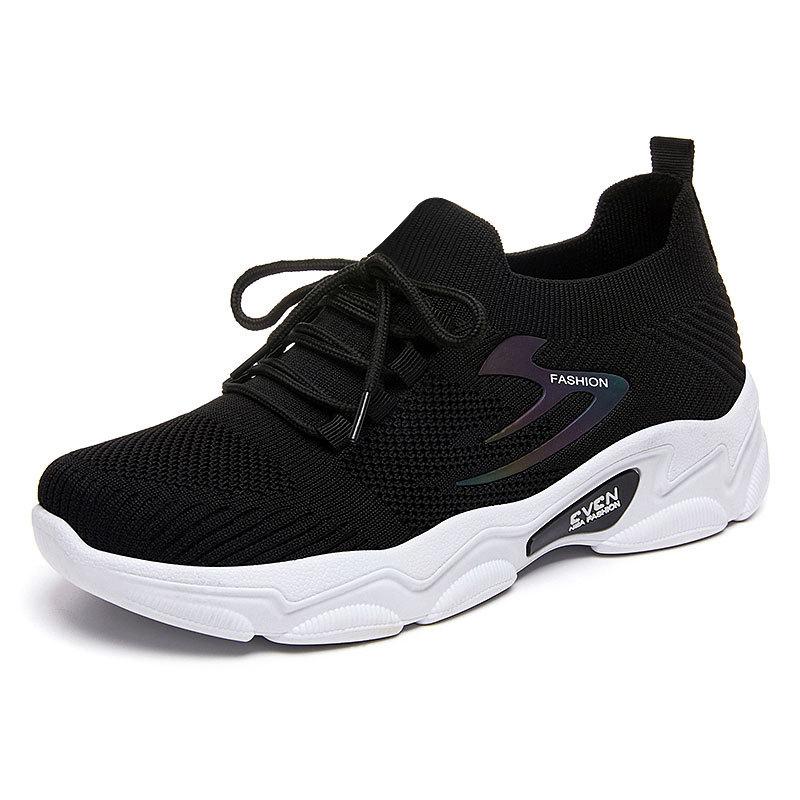 Lucyever Soft Sole Knitted Sneakers For Women Comfort Breathable Casual Sports Shoes Woman Platform Lace Up Running Shoes Female 37
Lucyever Soft Sole Knitted Sneakers For Women Comfort Breathable Casual Sports Shoes Woman Platform Lace Up Running Shoes Female 37
