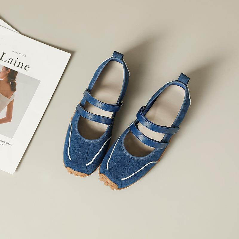 New niche ballet style double strip sports style Mary Jane women s shoes flat single shoes women 40
New niche ballet style double strip sports style Mary Jane women s shoes flat single shoes women 40