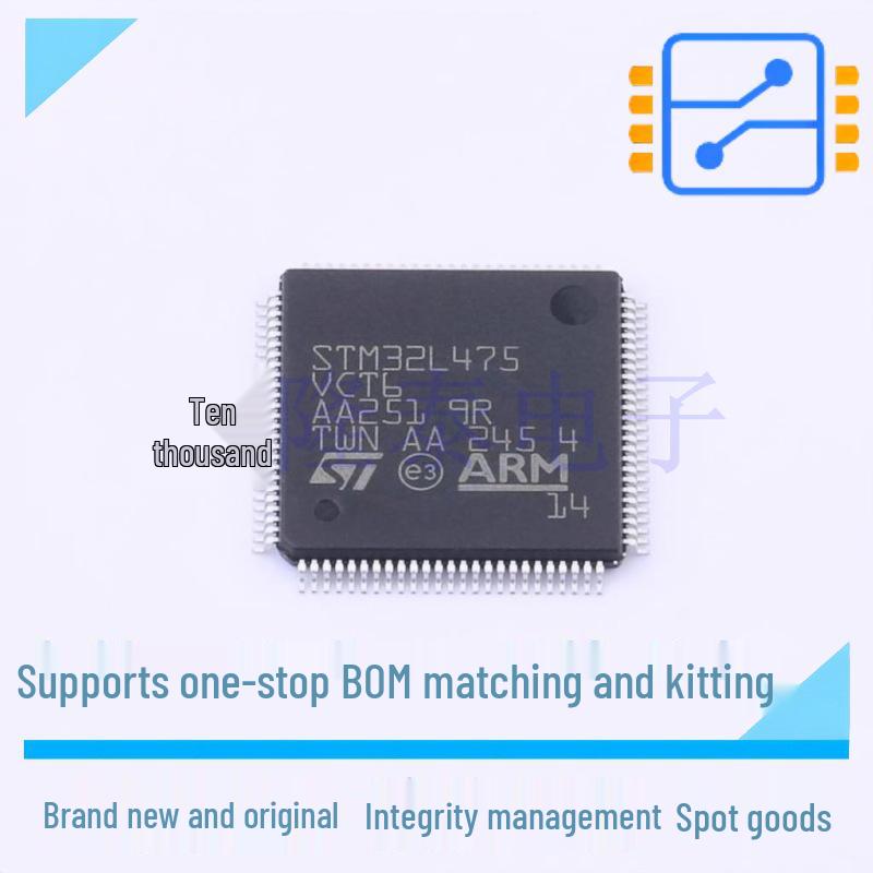 STM32L475VCT6 32-bit MCU Microcontroller, LQFP-100 Package
STM32L475VCT6 32-bit MCU Microcontroller, LQFP-100 Package