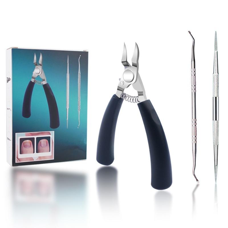 3Pcs Professional Toe Nail Clippers Cutter Toenail Tool Thick Nail Dead Skin Dirt Remover Super Sharp Curved Blade Nail Tools
3Pcs Professional Toe Nail Clippers Cutter Toenail Tool Thick Nail Dead Skin Dirt Remover Super Sharp Curved Blade Nail Tools